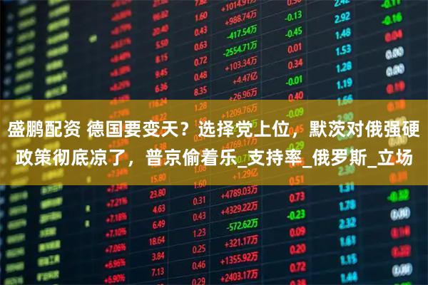 盛鹏配资 德国要变天？选择党上位，默茨对俄强硬政策彻底凉了，普京偷着乐_支持率_俄罗斯_立场