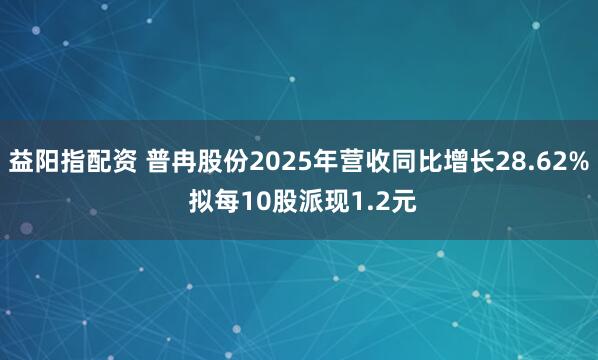 益阳指配资 普冉股份2025年营收同比增长28.62% 拟每10股派现1.2元